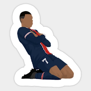 Soccer player celebration Sticker